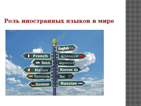Влияние иностранных языков на русский