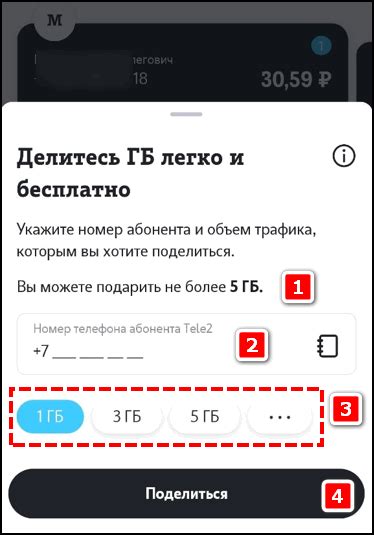 Делиться гигабайтами и как обойти: