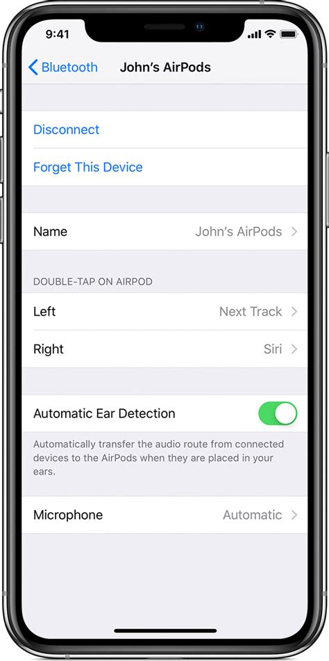 Как отключить сенсор на AirPods через iPhone