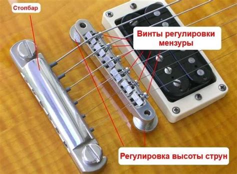 Настройка высоты струн