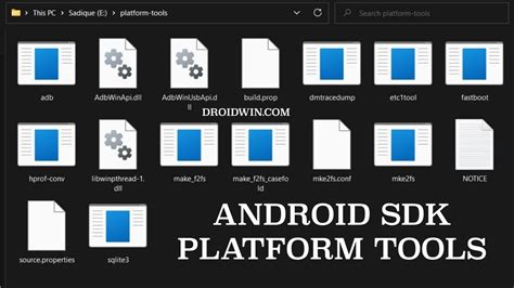 Необходимость установки SDK Platform Tools