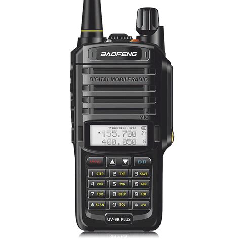 Открытие меню сохранения частот в Baofeng UV-9R Plus