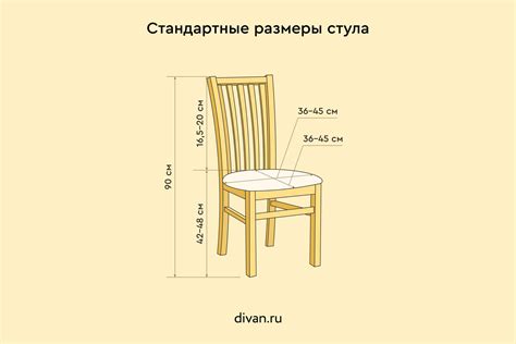 Подгонка стула под индивидуальный рост