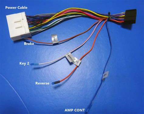 Подключение провода amp cont