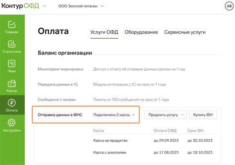 Проверка функционала ОФД