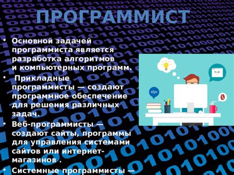 Разработка компьютерных программ и алгоритмов