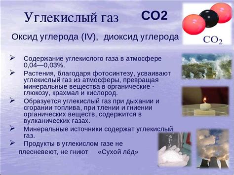 Функции углекислого газа