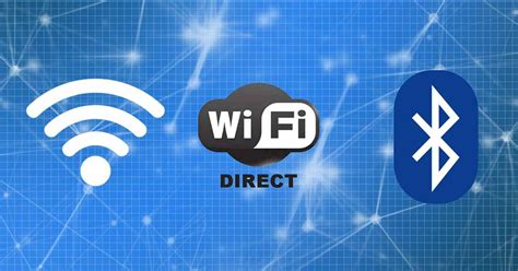 Bluetooth и Wi-Fi Direct