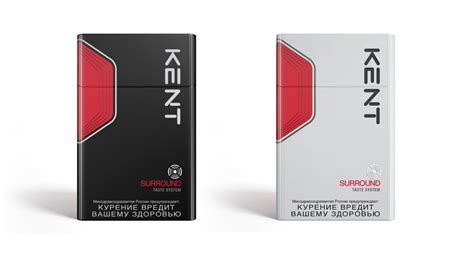 Kent Surround: особенности упаковки и дизайна сигареты